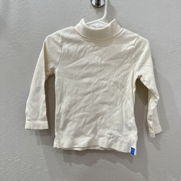 Little Bird by Jools Oliver Cream Turtleneck Long Sleeve Layering Shirt - Picture 1 of 5